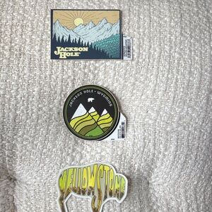 Jackson Hole Sticker Set- NWT